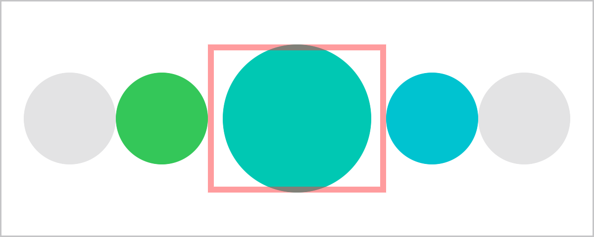Border modifier outlining the frame of a Circle view.